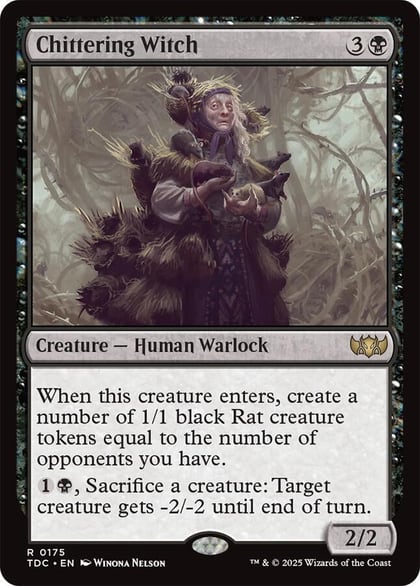 Chittering Witch, Commander: Tarkir: Dragonstorm 175