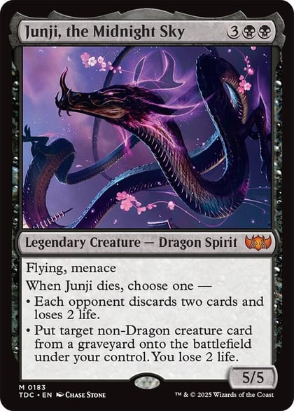 Junji, the Midnight Sky, Commander: Tarkir: Dragonstorm 183