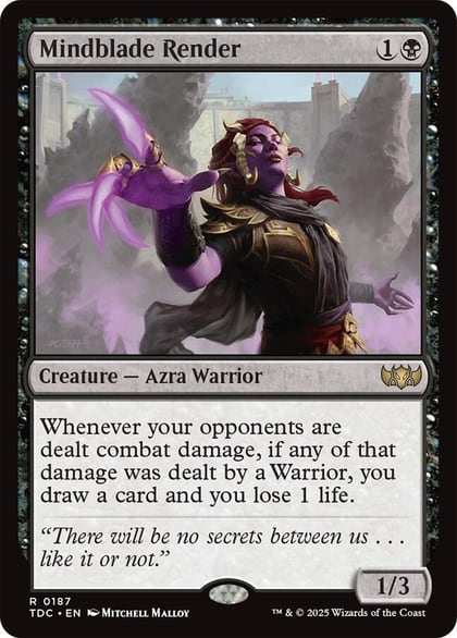 Mindblade Render, Commander: Tarkir: Dragonstorm 187