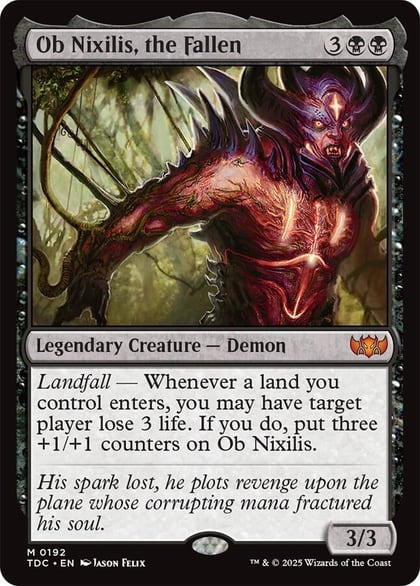 Ob Nixilis, the Fallen, Commander: Tarkir: Dragonstorm 192