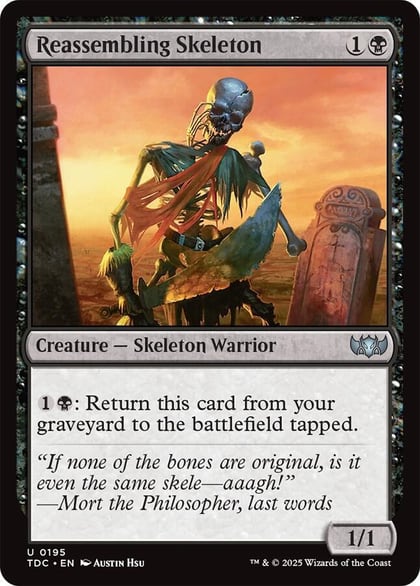 Reassembling Skeleton, Commander: Tarkir: Dragonstorm 195