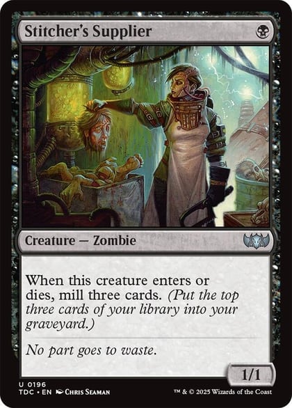 Stitcher's Supplier, Commander: Tarkir: Dragonstorm 196