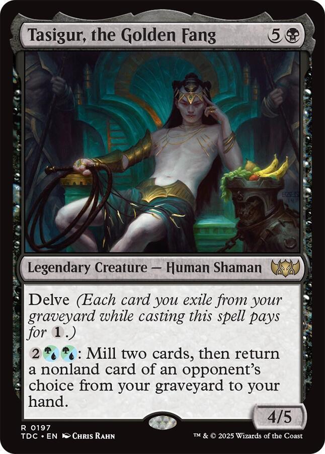 Tasigur, the Golden Fang, Commander: Tarkir: Dragonstorm 197