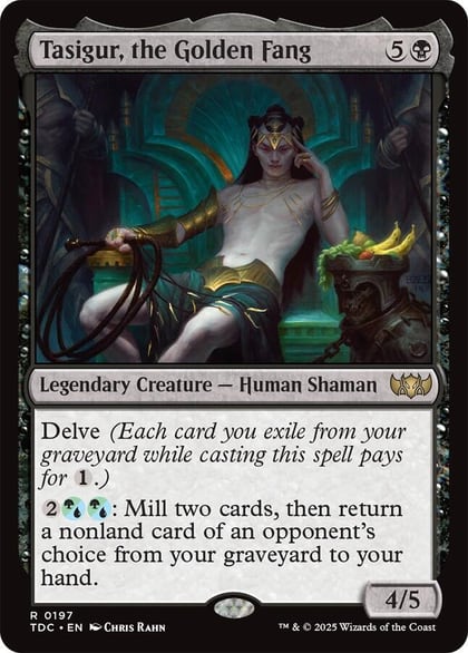 Tasigur, the Golden Fang, Commander: Tarkir: Dragonstorm 197