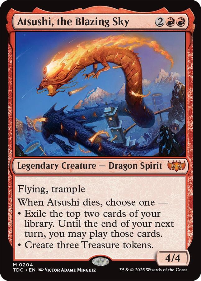 Atsushi, the Blazing Sky, Commander: Tarkir: Dragonstorm 204