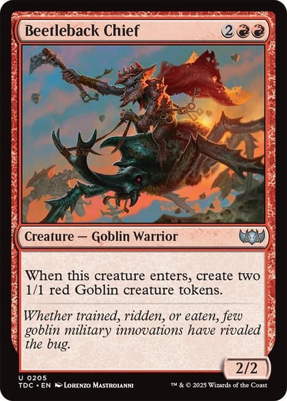 Beetleback Chief, Commander: Tarkir: Dragonstorm 205