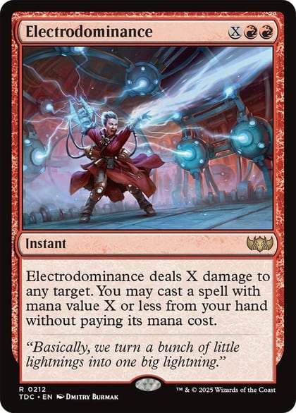 Electrodominance, Commander: Tarkir: Dragonstorm 212