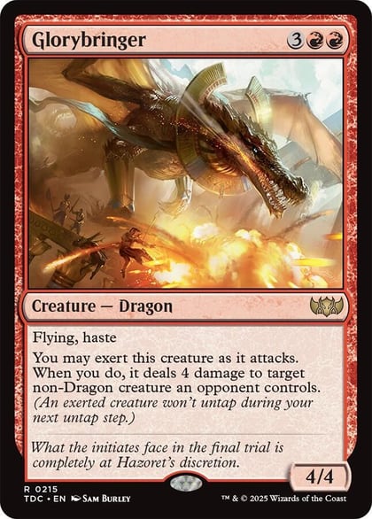 Glorybringer, Commander: Tarkir: Dragonstorm 215