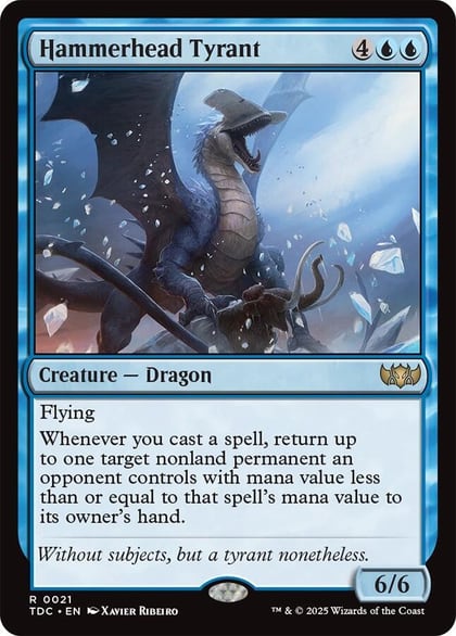 Hammerhead Tyrant, Commander: Tarkir: Dragonstorm 21