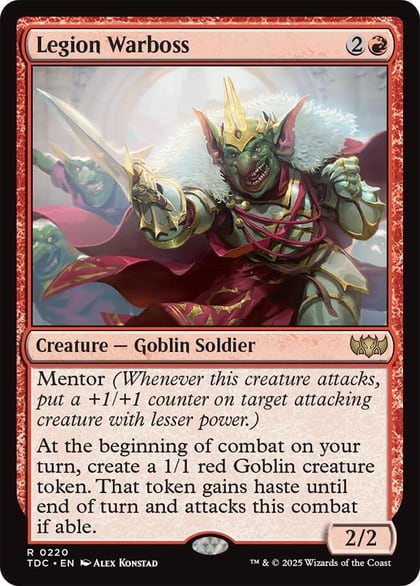 Legion Warboss, Commander: Tarkir: Dragonstorm 220