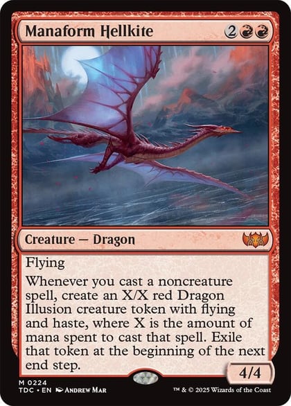 Manaform Hellkite, Commander: Tarkir: Dragonstorm 224