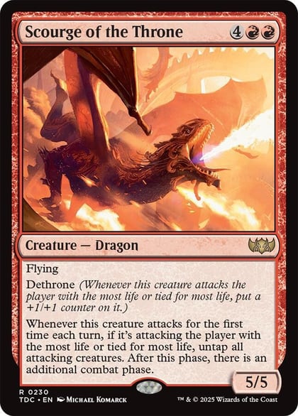Scourge of the Throne, Commander: Tarkir: Dragonstorm 230