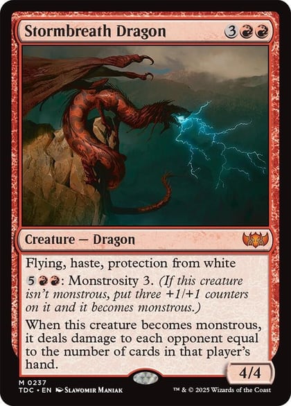 Stormbreath Dragon, Commander: Tarkir: Dragonstorm 237