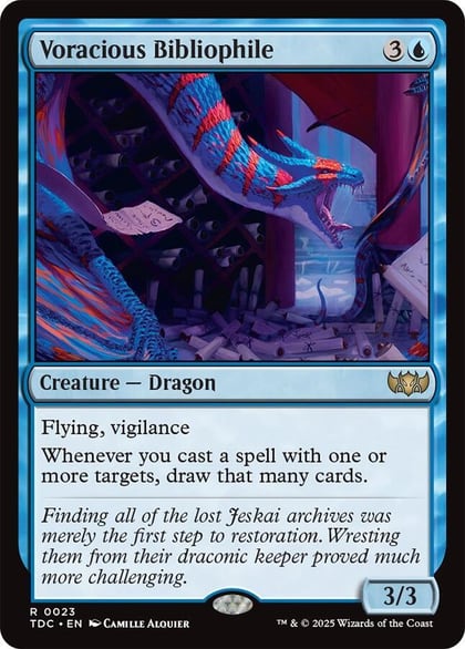 Voracious Bibliophile, Commander: Tarkir: Dragonstorm 23