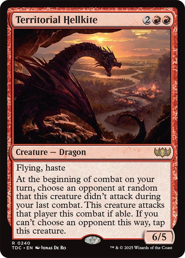 Territorial Hellkite, Commander: Tarkir: Dragonstorm 240