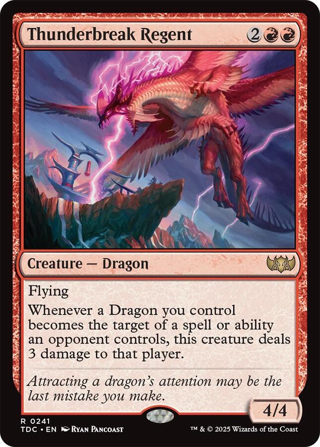 Thunderbreak Regent, Commander: Tarkir: Dragonstorm 241