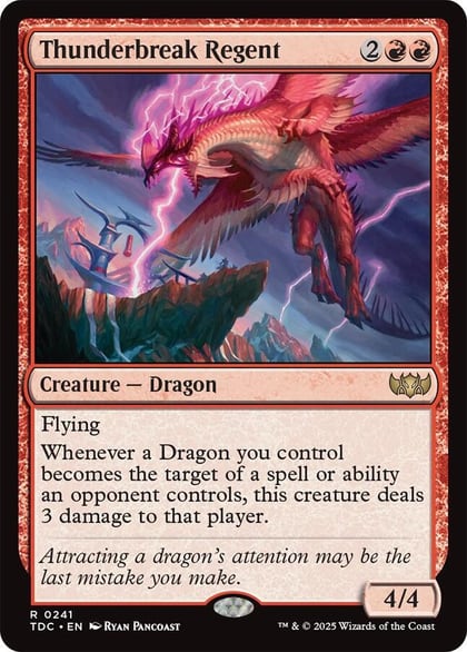 Thunderbreak Regent, Commander: Tarkir: Dragonstorm 241