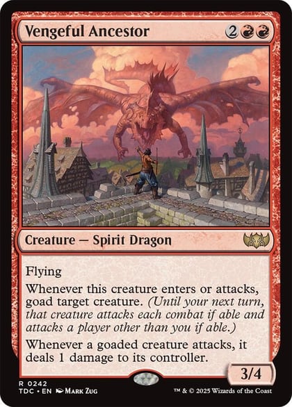 Vengeful Ancestor, Commander: Tarkir: Dragonstorm 242