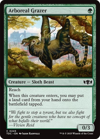 Arboreal Grazer, Commander: Tarkir: Dragonstorm 245