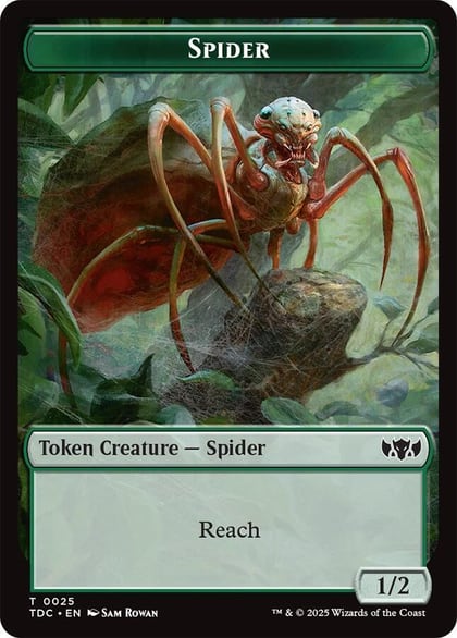 Spider // Bird Double-Sided Token, Commander: Tarkir: Dragonstorm 25 // 2