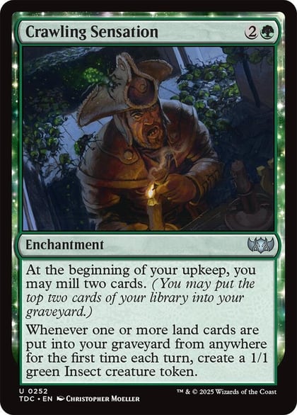 Crawling Sensation, Commander: Tarkir: Dragonstorm 252