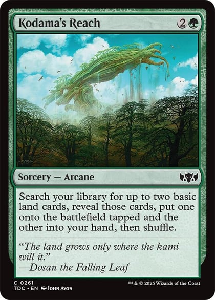 Kodama's Reach, Commander: Tarkir: Dragonstorm 261