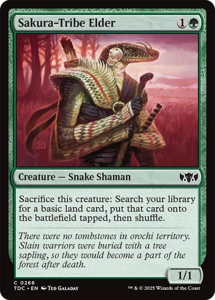 Sakura-Tribe Elder, Commander: Tarkir: Dragonstorm 266