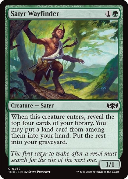 Satyr Wayfinder, Commander: Tarkir: Dragonstorm 267