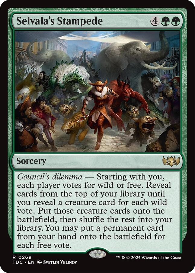 Selvala's Stampede, Commander: Tarkir: Dragonstorm 269