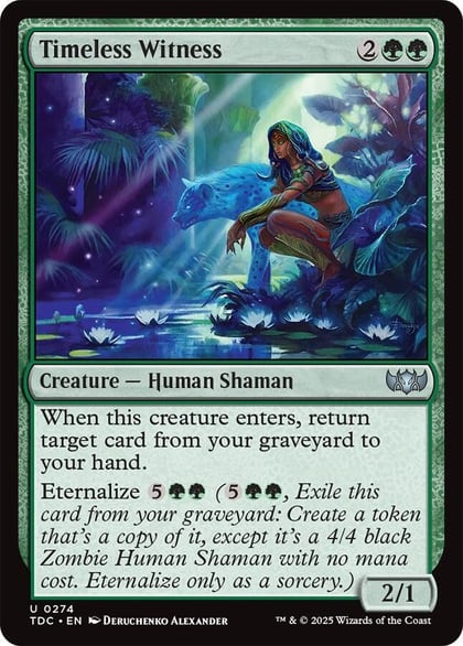 Timeless Witness, Commander: Tarkir: Dragonstorm 274