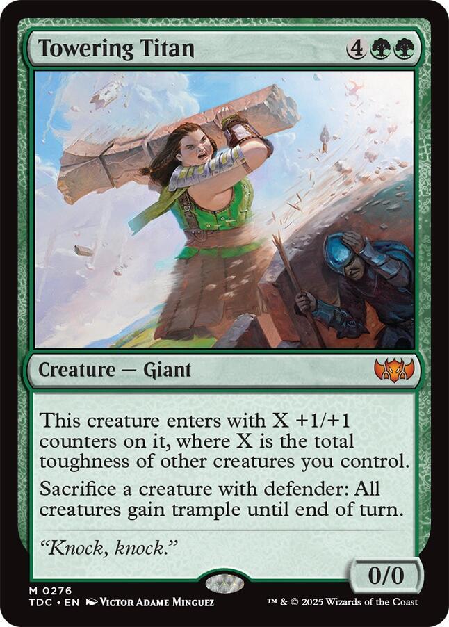 Towering Titan, Commander: Tarkir: Dragonstorm 276
