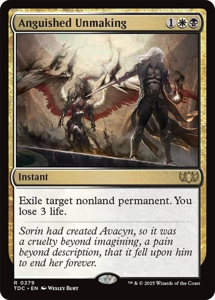 Anguished Unmaking, Commander: Tarkir: Dragonstorm 279