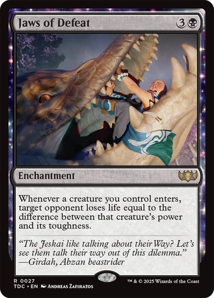 Jaws of Defeat, Commander: Tarkir: Dragonstorm 27