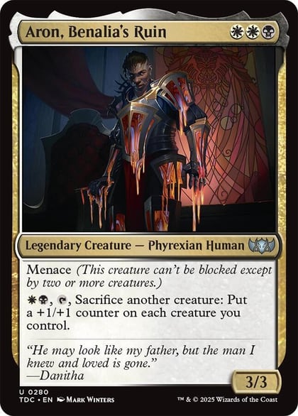 Aron, Benalia's Ruin, Commander: Tarkir: Dragonstorm 280