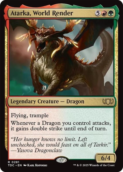 Atarka, World Render, Commander: Tarkir: Dragonstorm 281