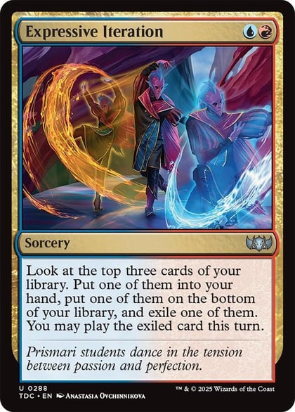 Expressive Iteration, Commander: Tarkir: Dragonstorm 288