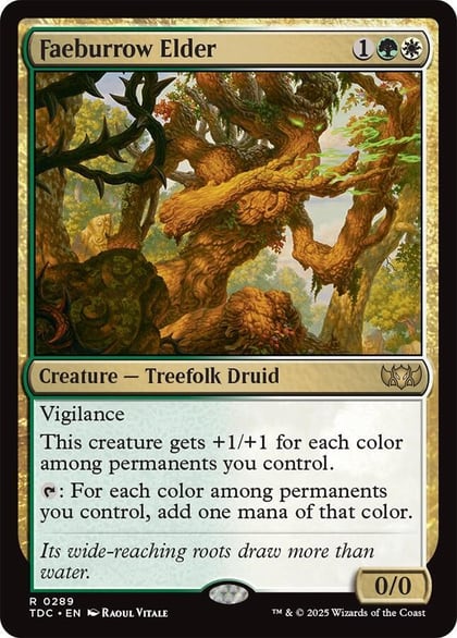 Faeburrow Elder, Commander: Tarkir: Dragonstorm 289