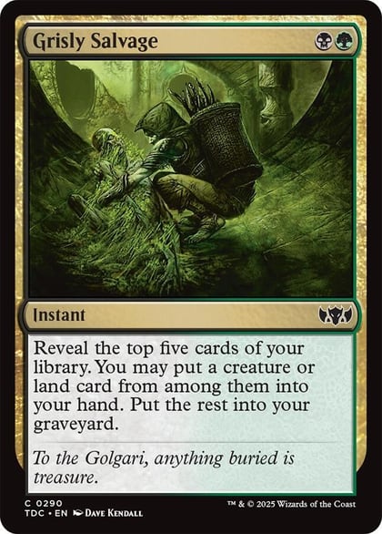 Grisly Salvage, Commander: Tarkir: Dragonstorm 290