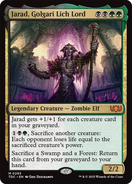 Jarad, Golgari Lich Lord, Commander: Tarkir: Dragonstorm 293