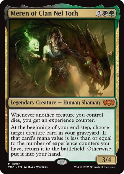 Meren of Clan Nel Toth, Commander: Tarkir: Dragonstorm 297