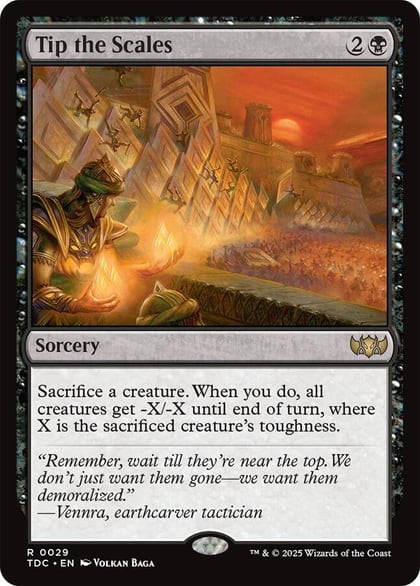 Tip the Scales, Commander: Tarkir: Dragonstorm 29