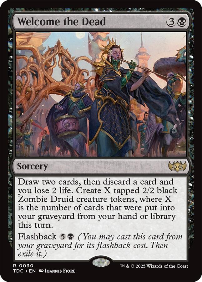 Welcome the Dead, Commander: Tarkir: Dragonstorm 30