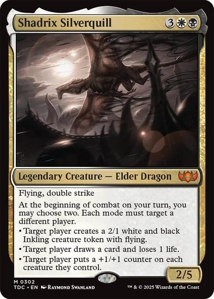 Shadrix Silverquill, Commander: Tarkir: Dragonstorm 302