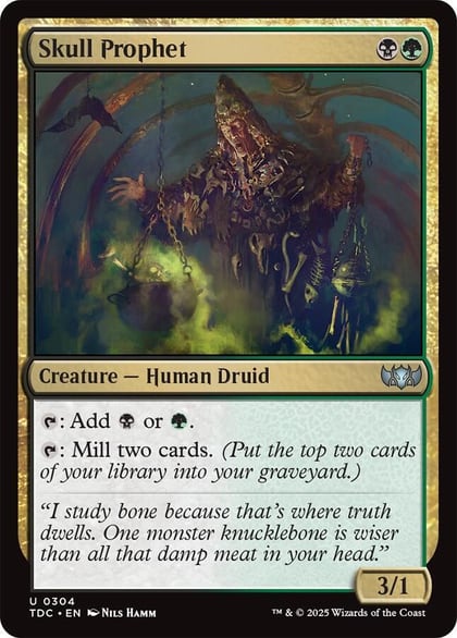 Skull Prophet, Commander: Tarkir: Dragonstorm 304
