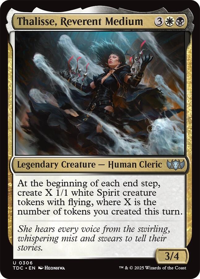 Thalisse, Reverent Medium, Commander: Tarkir: Dragonstorm 306