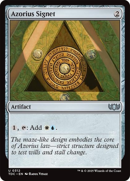Azorius Signet, Commander: Tarkir: Dragonstorm 312