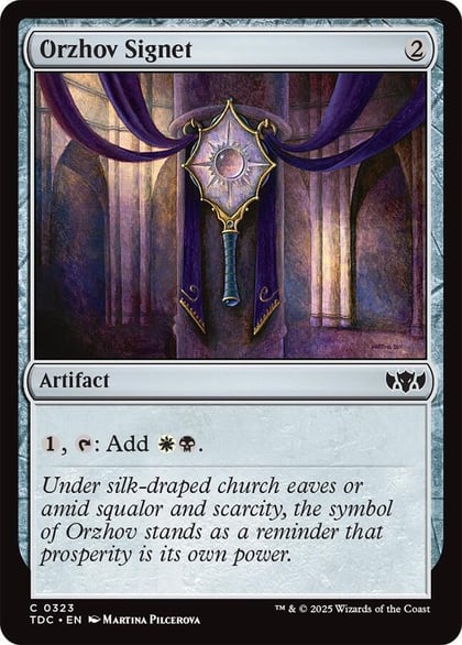 Orzhov Signet, Commander: Tarkir: Dragonstorm 323