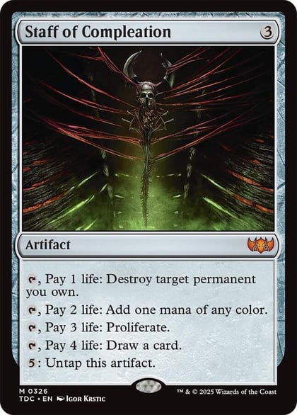 Staff of Compleation, Commander: Tarkir: Dragonstorm 326