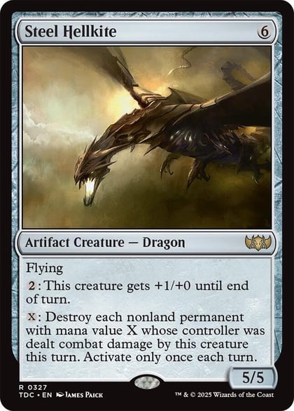 Steel Hellkite, Commander: Tarkir: Dragonstorm 327