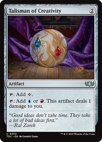 Talisman of Creativity, Commander: Tarkir: Dragonstorm 330